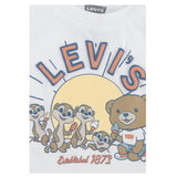 Levi'S Completo 2 Pezzi T-Shirt-Bermuda Bicolore per Neonato 6EM344 BIANCO LEVI'S 