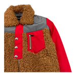 JOHN RICHMOND giubbino teddy tinta unita con maniche in contrast Cammello per Bambino RBA25151GB CAMMELLO JOHN RICHMOND 