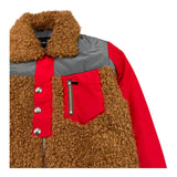 JOHN RICHMOND giubbino teddy tinta unita con maniche in contrast Cammello per Bambino RBA25151GB CAMMELLO JOHN RICHMOND 