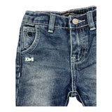 DANIELE ALESSANDRINI jeans tinta unita con girovita regolabile Blu per Neonato 1291PD00052 BLU DANIELE ALESSANDRINI 