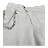 John Richmond Pantalone Tinta Unita con Bottoni per Bambino RBP24099PAX BIANCO JOHN RICHMOND 