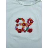 Abel & Lula T-Shirt Girocollo tinta unita con Stampa Panna per Bambina 5140 PANNA ABEL & LULA 