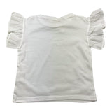 Babe & Tess T-Shirt Girocollo Tinta Unita per Bambina 21518124 BIANCO BABE & TESS 