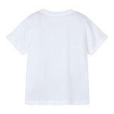 Mayoral T-Shirt Girocollo Tinta Unita con Stampa per Bambino 3046 BIANCO MAYORAL 