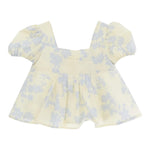 Elisabetta Franchi Top Tinta Unita con Fantasia per Bambina EGCA043J GIALLO ELISABETTA FRANCHI 