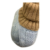 COLORI CHIARI babbucce bicolore Azzurro per Neonato MF757154 AZZURRO COLORI CHIARI 