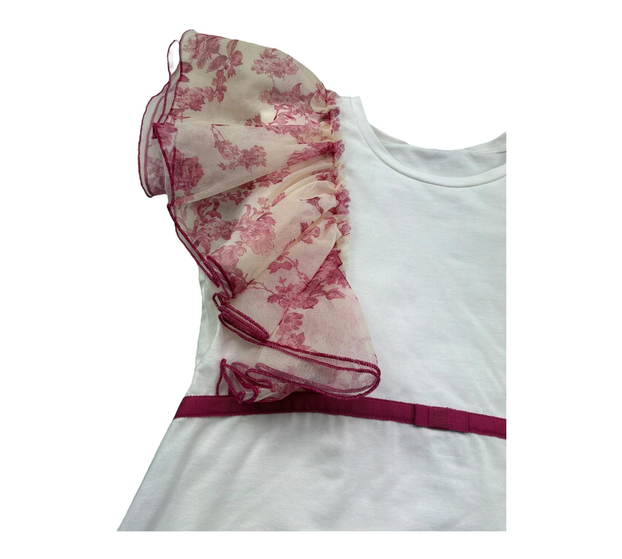 Monnalisa Completo 2 Pezzi T-Shirt-Gonna per Bambina 719702 PANNA MONNALISA 