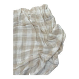 Petit Indi Coulotte Bicolore con Fantasia A Quadri per Neonata COULBE BIANCO/BEIGE PETIT INDI 