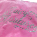 Juicy Couture Felpa Tinta Unita In Velluto per Bambina JBX6617 ROSA JUICY COUTURE 