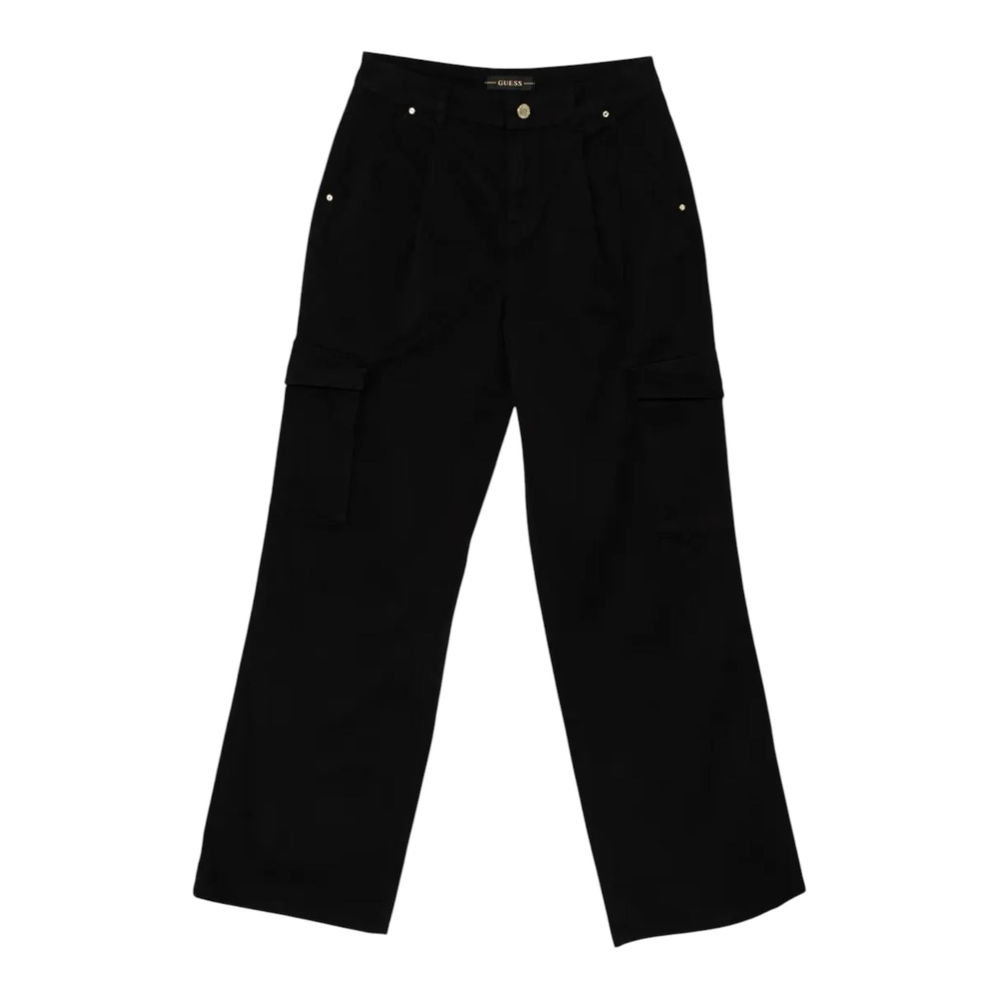 GUESS jeans tinta unita con logo e brillantini Nero per Bambina J4BB00WGSL0 NERO GUESS 