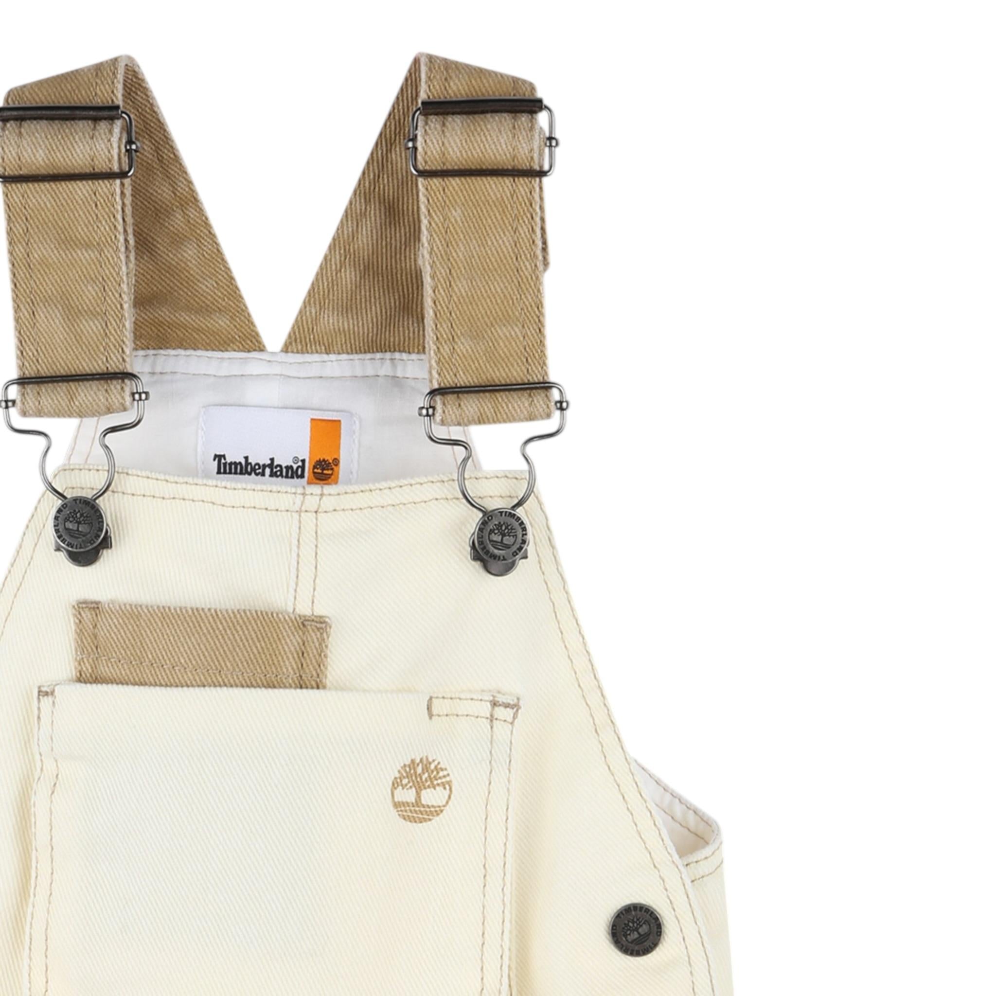 Timberland Salopette Tinta Unita per Bambino T60504X BEIGE TIMBERLAND 