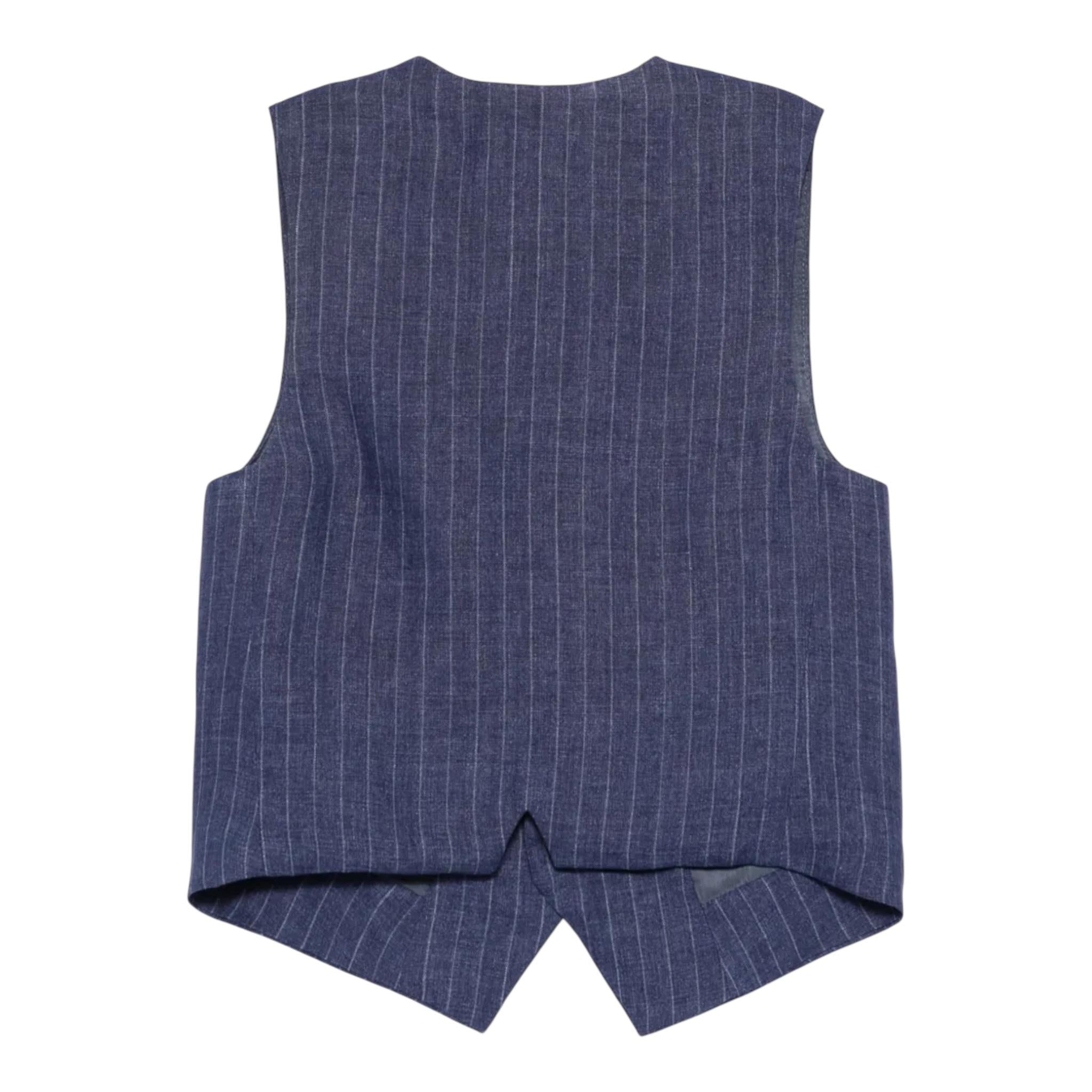 Fay Gilet Tinta Unita con Fantasia A Righe per Neonato FW2Q12N BLU FAY 
