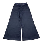 PLEASE jeans tinta unita modello palazzo con girovita regolabile Blu per Bambina PHT7121G66 BLU PLEASE 