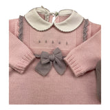 BABY LORD tutina manica lunga tinta unita con babbucce Rosa per Neonata 342 ROSA BABY LORD 