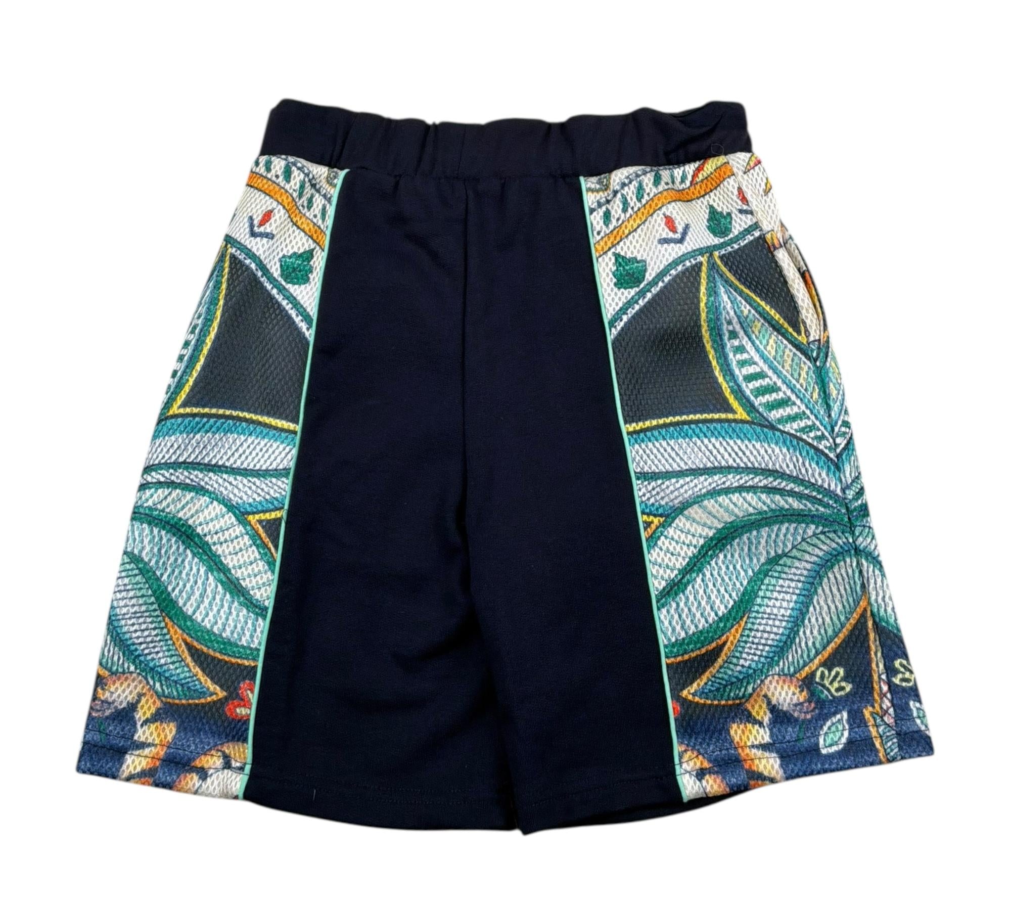 Just Cavalli Bermuda Tinta Unita Stampa Fantasia per Bambino JBP26094BE BLU JUST CAVALLI 