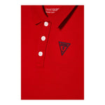 Guess Polo Tinta Unita Mezza Manica per Bambino L71P21K5DS0 ROSSO GUESS 