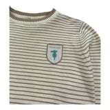 Trussardi Maglia Girocollo Fantasia A Righe per Bambino TBP2615MA BEIGE TRUSSARDI 