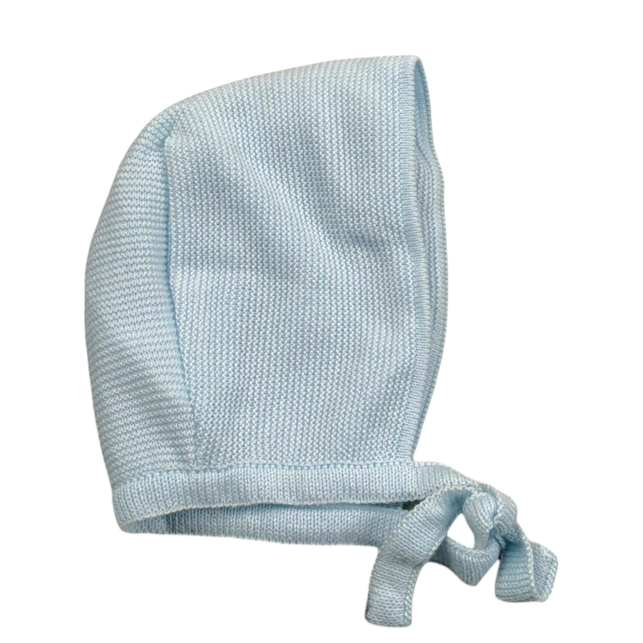 Mac Ilusio'N Cappello Tinta Unita con Ricami per Neonato G026 AZZURRO MAC ILUSIO'N 