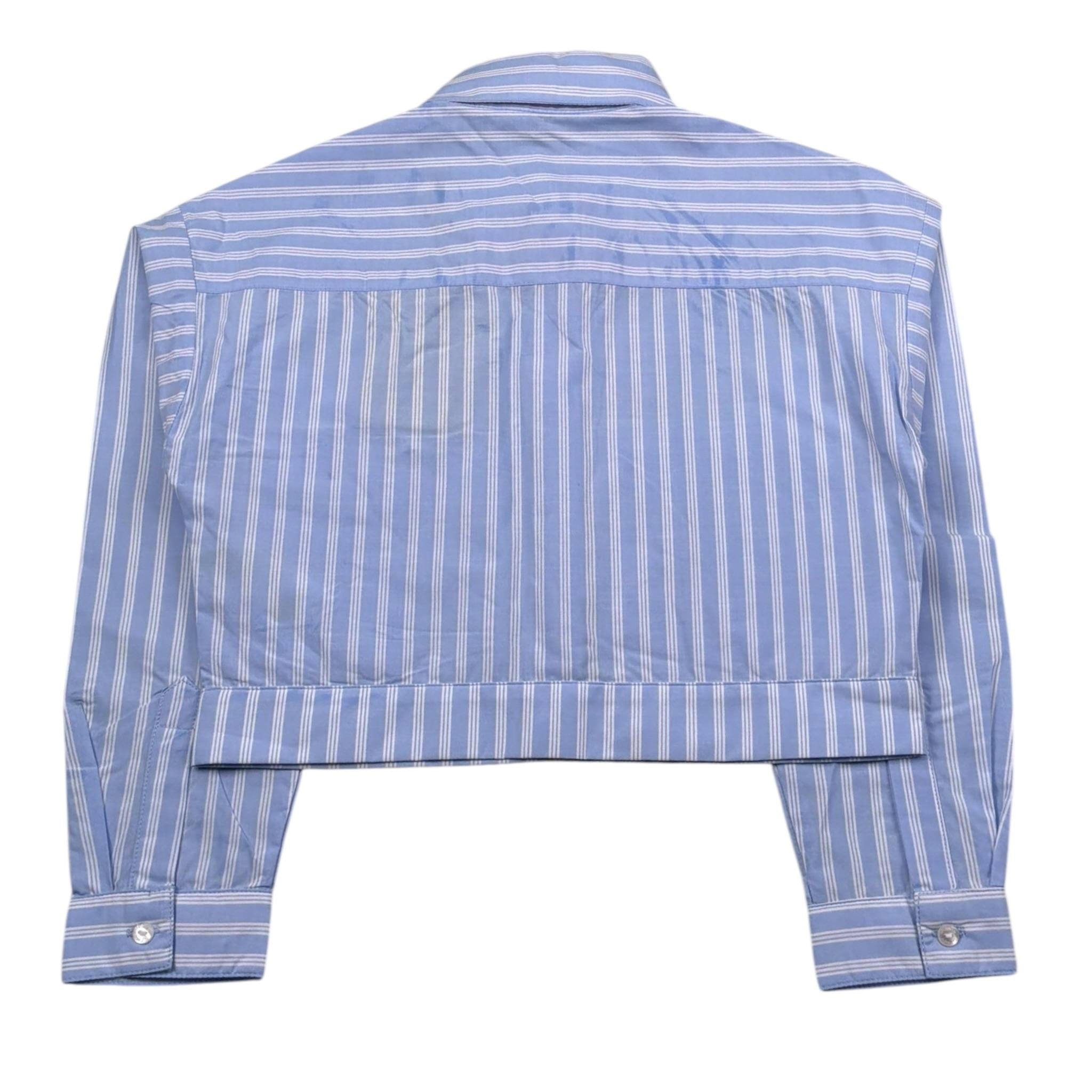 Manila Grace Camicia Manica Lunga Modell Crop per Bambino 191SMJS25 AZZURRO MANILA GRACE 
