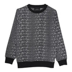 John Richmond Felpa Chiusa Girocollo Tinta Unita con Loghi per Bambino RBP25051FE NERO JOHN RICHMOND 