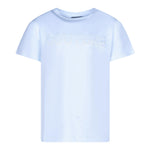 Fun & Fun T-Shirt Girocollo Tinta Unita con Paillettes con Spilla per Bambina FNCJTS16390 BIANCO FUN & FUN 