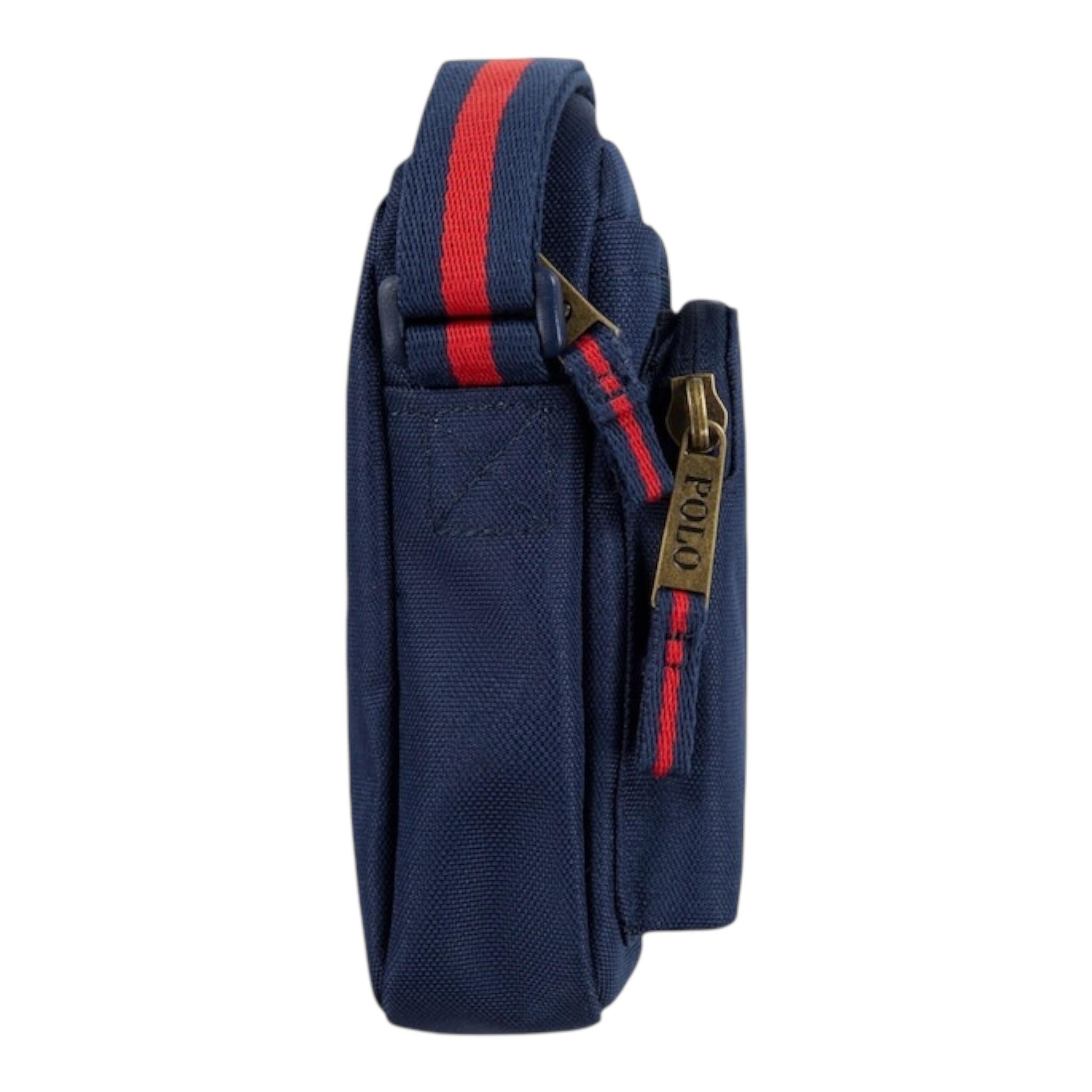 Ralph Lauren Borsello Tinta Unita con Logo per Bambino 9AR011 BLU RALPH LAUREN 