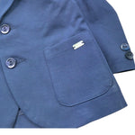 Le Bebe' Giacca Tinta Unita con Bottoni per Neonato LBB5412 BLU LE BEBE' 