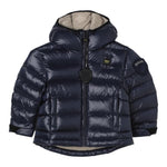 BLAUER giubbino tinta unita con cappuccio Blu per Bambino 24WBLKC02569X BLU BLAUER 