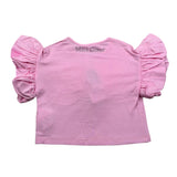 Miss Grant T-Shirt Girocollo tinta unita Rosa per Bambina MG0733 ROSA MISS GRANT 