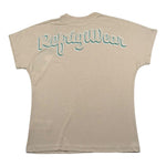 Refrigiwear T-Shirt Girocollo Tinta Unita con Logo per Bambino 138TRMJS25 BEIGE REFRIGIWEAR 