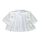 Zhoe & Tobiah Camicia Mezza Manica Tinta Unita Bianco Per Bambina