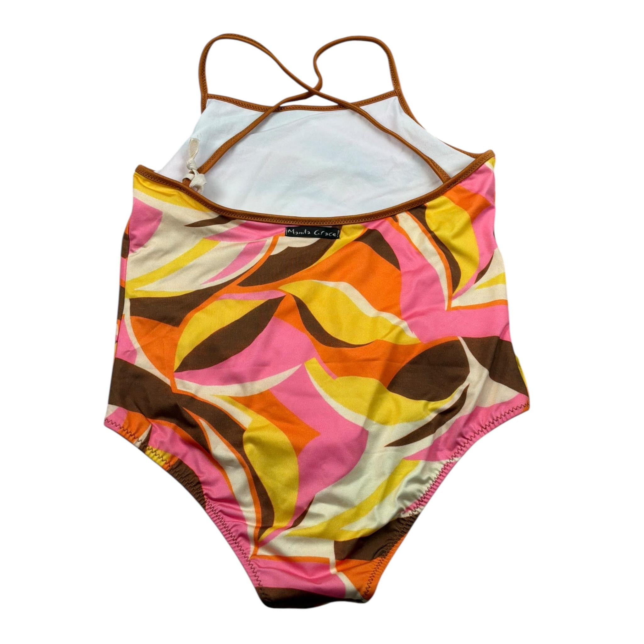 Manila Grace Costume Intero Stampa Fantasia per Bambina MG2717 MULTICOLOR MANILA GRACE 