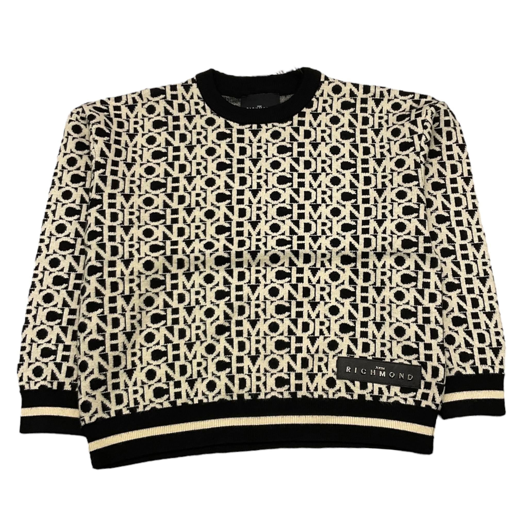 JOHN RICHMOND maglia girocollo stampa logo Panna per Bambino RBA25042MA PANNA JOHN RICHMOND 