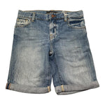 Guess Bermuda In Denim Tinta Unita con Girovita Regolabile per Bambino N2GD01D4MI2 AZZURRO GUESS 