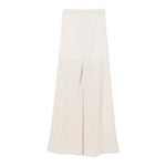 Twinset Pantalone Tinta Unita Traforato per Bambina 251GJ3432X PANNA TWINSET 