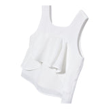 Abel & Lula Camicia Giromanica Tinta Unita per Bambina 5150 BIANCO ABEL & LULA 