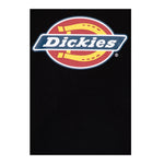 Dickies T-Shirt Girocollo tinta unita con Logo Nero per Bambino 520043378800100 NERO DICKIES 