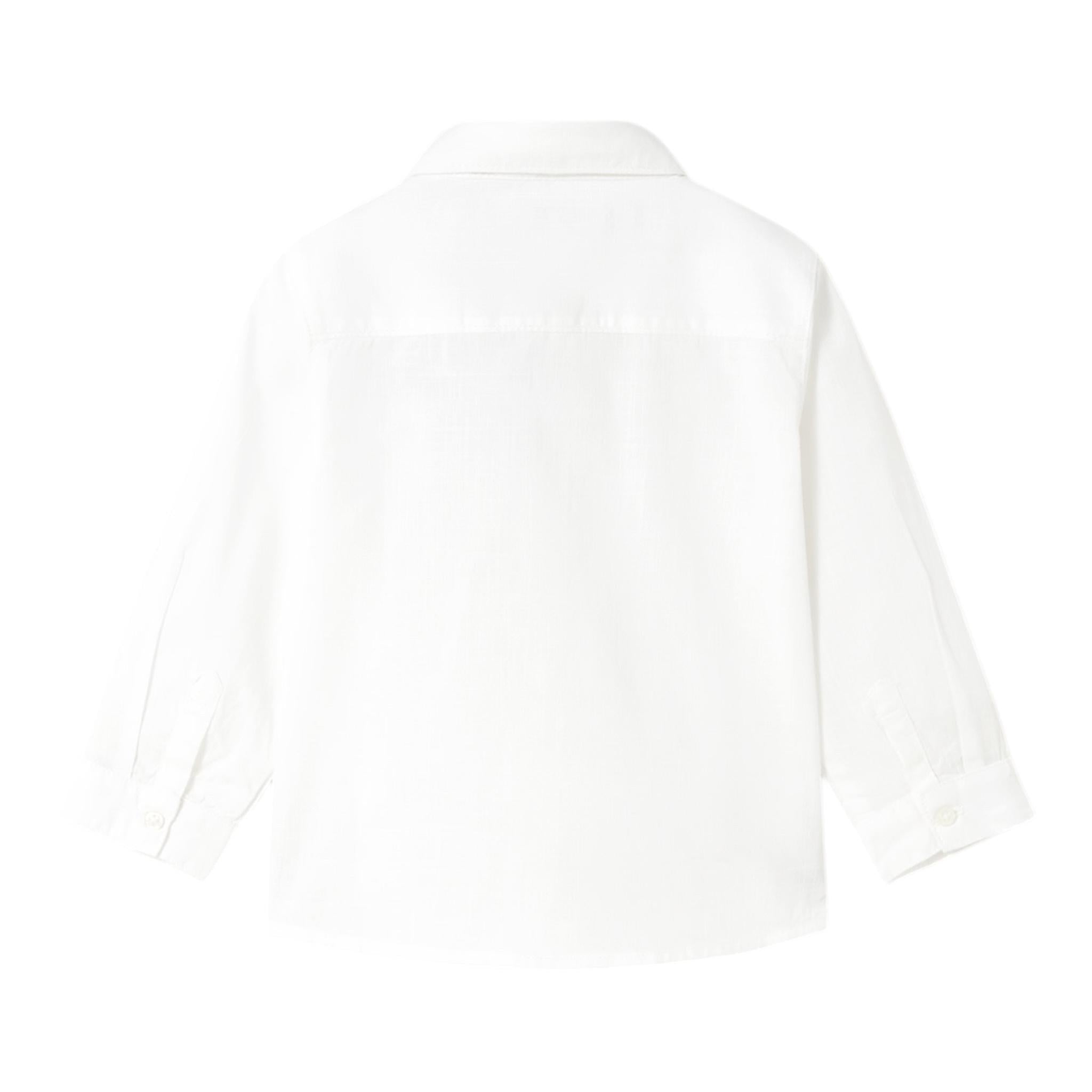 MAYORAL camicia tinta unita con papillons Bianco per Neonato 2180X BIANCO MAYORAL 