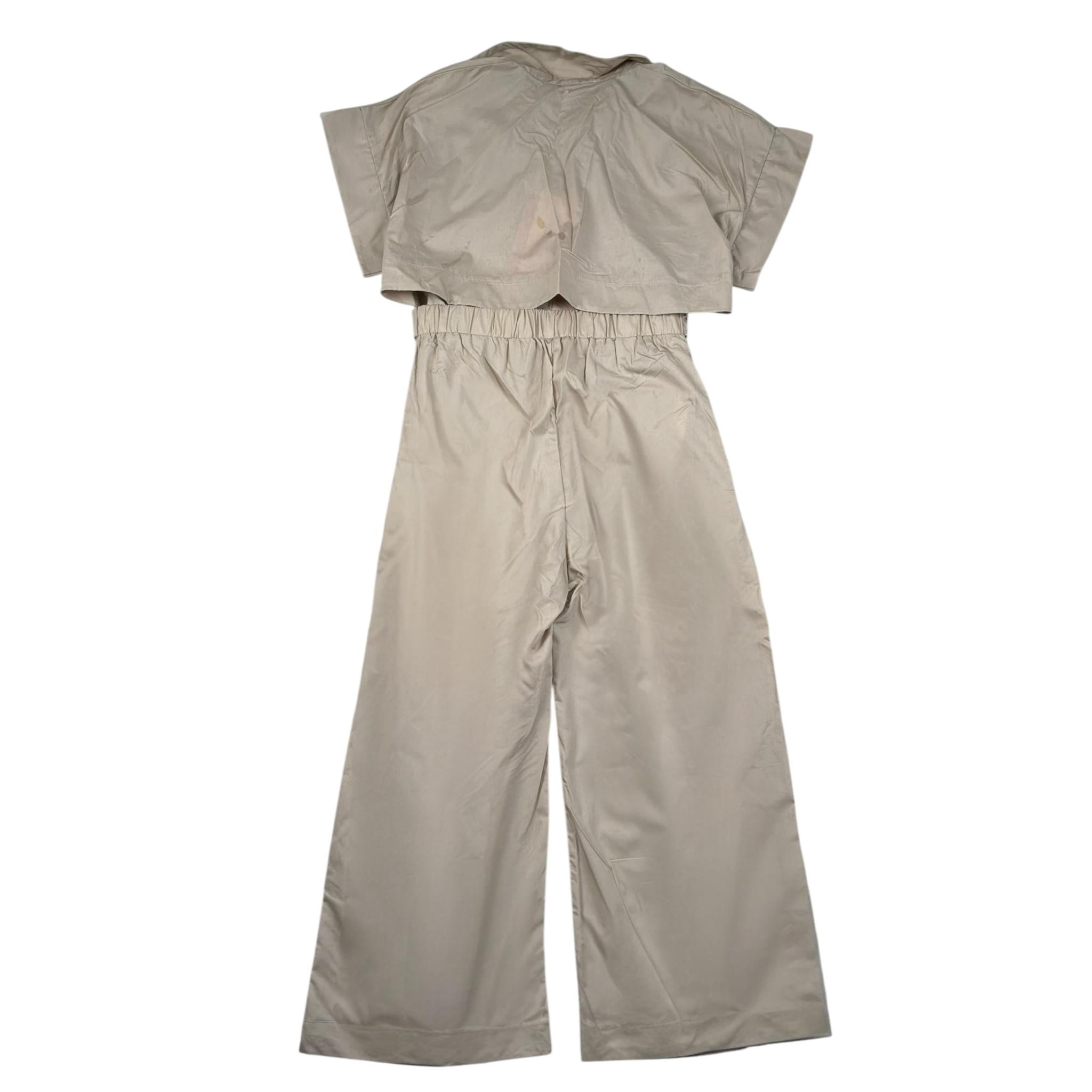 Imperial Tuta Intera Mezza Manica Tinta Unita per Bambina TC10270G75 BEIGE IMPERIAL 