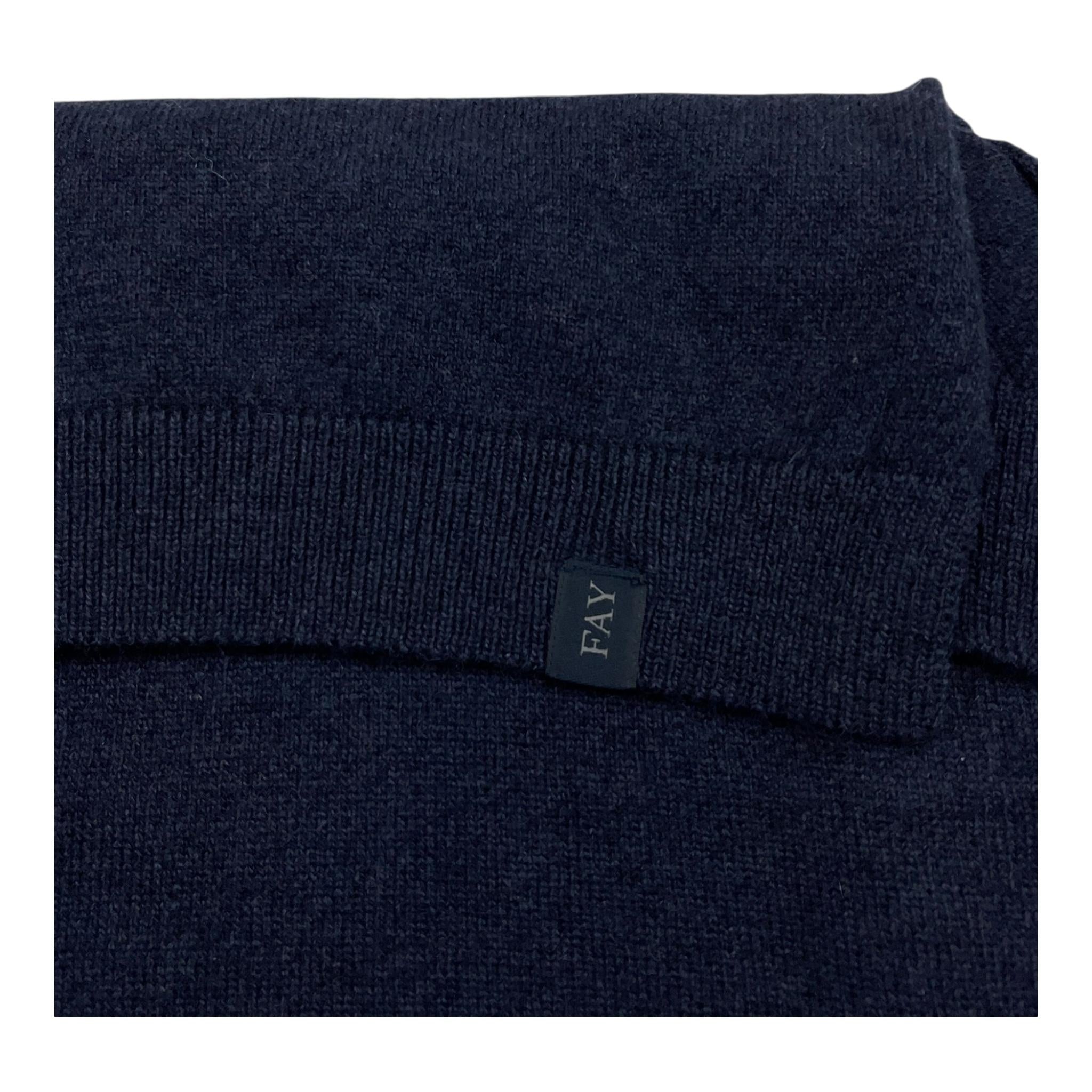 FAY sciarpa tinta unita Blu per Bambino FT0P43 BLU FAY 