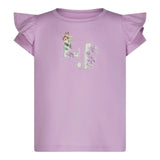 Liu Jo T-Shirt tinta unita con Brillantini Lilla per Bambina KA5092XXXX LILLA LIU JO 