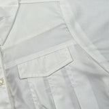 Please Camicia Modello Crop tinta unita Mezza Manica Bianco per Bambina CC93270G72 BIANCO PLEASE 