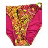 4Giveness 2-teiliger einfarbiger Badeanzug mit rosa Bandeau und Slip für Mädchen