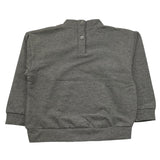 M+E' felpa chiusa girocollo tinta unita Grigio per Neonata UE1570 GRIGIO M+E' 