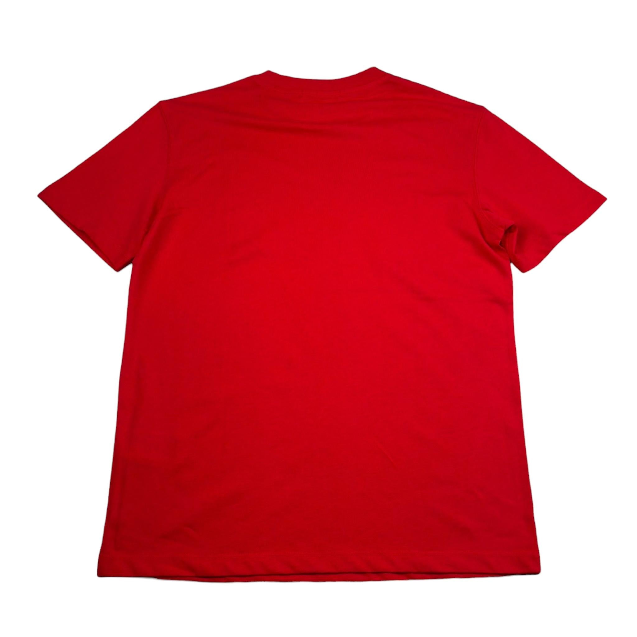 Jeckerson T-Shirt Girocollo Tinta Unita con Stampa per Bambino 118TJMJS25 ROSSO JECKERSON 