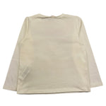 LIU JO shirt girocollo tinta unita cn stampa brillantinata Panna per Neonata KF4088 PANNA LIU JO 