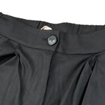 Please Pantalone Tinta Unita Modello A Palazzo per Bambina PHP4132G73 NERO PLEASE 
