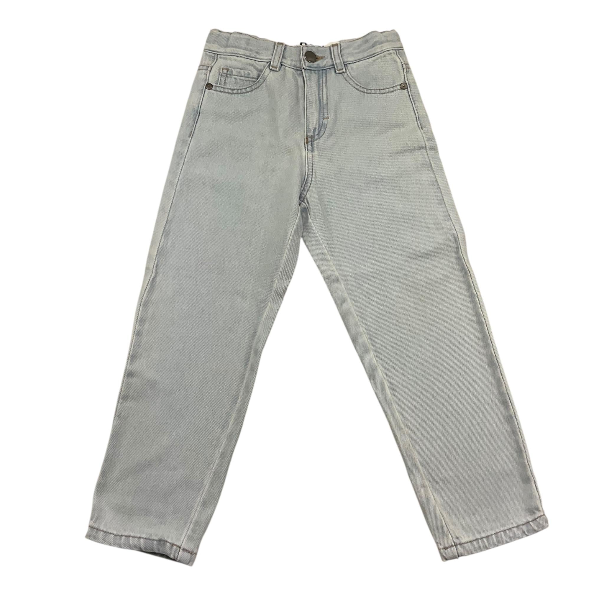 Aspesi Jeans Tinta Unita con Girovita Regolabile per Bambino S25072PLJ0042 AZZURRO ASPESI 