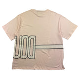 Dondup T-Shirt Girocollo Tinta Unita Con Stampa In Contrasto Rosa Per Bambina
