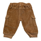 MINI BANDA pantalone tinta unita con elastico in vita Marrone per Neonato 3A639X MARRONE MINI BANDA 